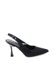 Resim PİSAGOR Pisagor Ps-32650 8,5 Cm Topuklu Kadın Arkası Açık Stiletto Ayakkabı 