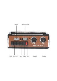 Resim Genel Markalar Fp 319 Usb Fm Radyo Kaset Çalar Nostaljik Müzik Kutusu Şarj Usb Sd 