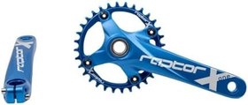 Resim BİKE SKY RAPTOR 32T MAVİ Tekli Aynakol - MTB Dağ Bisikleti Krank, Alüminyum, 