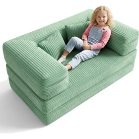 Resim foamly 140x70 cm Modüler Çocuk Koltuğu - Fonksiyonel Oyun Minderi ve Kanepe Tamamen Sünger 