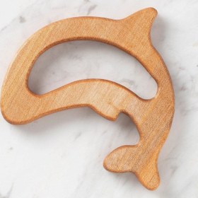 Resim Hobi Baby Yunus Balığı Figürlü Organik Ahşap Diş K 