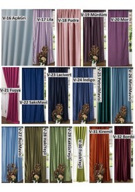 Resim Brillant Blackout %100 Karartma Güneşlik Fon Perde 32 Renk 