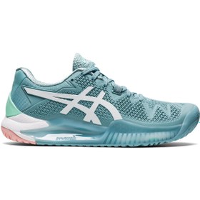 Resim Asics Gel-resolution 8 Kadın Yeşil Tenis Ayakkabısı 1042a072-408 