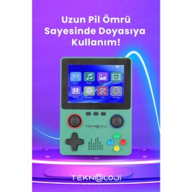 Resim Teknoloji Gelsin Oyun Konsolu Yeni Nesil El Atarisi 10.000 Adet Nostalji Oyun 