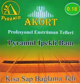 Resim Akort 0.18 Pyramid Kısa Sap Bağlamateli - Saz Teli 