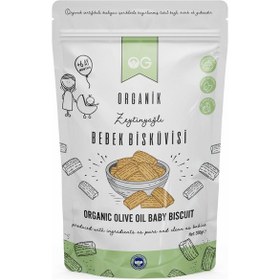 Resim OG natural Organik Bebek Bisküvisi 300 G +6 Ay 