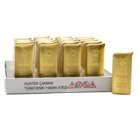 Resim İNDİRİM CENTER Manyetolu Doldurulabilir Gold Altın Çakmak 