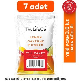 Resim Thelifeco limonlu ve acı biberli i̇çecek tozu 5gr x 7 adet 