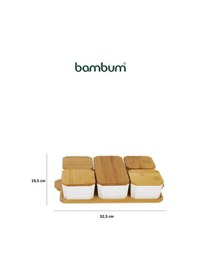 Resim Bambum Zen 11 Parça Kahvaltılık Plus Beyaz 