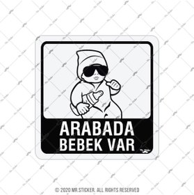 Resim Bay Etiket Rfhlm169 Reflektif Arabada Bebek Var Etiketi 