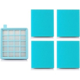 Resim Philips Uyumlu Fc 9323-07 Power Pro Süpürge Hepa Filtre + 4 Adet Sünger 