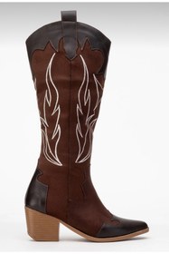 Resim town walker Kadın Kışlık Nakışlı Kovboy Western Dallas Çizme 