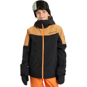 Resim Quiksilver Titano Erkek Çocuk Siyah Snowboard Ceketi 