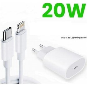 Resim 20 W Usb-C Kablosu Hızlı Şarj Aleti 