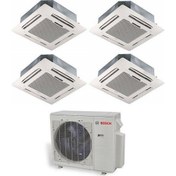 Resim Multi Kaset Tipi İnverter Klima 36000 Btu 1 Dış + 4 İç Ünite 12000 + 12000 +12000 + 12000 Btu Bosch