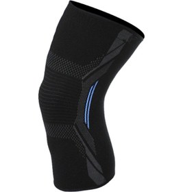 Resim Bacak Kollu Tek Örnilmiş Naylon Spor Diz Pedi Ayak Soğuk Düzeltici Çalışma Basketbol İpi Sıcak Diz Pedi Binicilik Koruyucu Dişli 