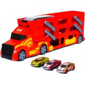 Resim King Toys 3 Katlı Sürat Pistli Tır 3 Arabalı 