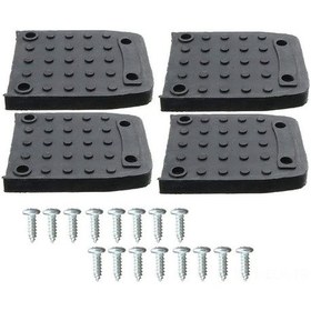 Resim Xindoker Almohadillas Antideslizantes De Repuesto Para Zapatos De Construcción, Kit Con 4 Suelas Tripodes Y Tornillos Para Paneles Yeso 