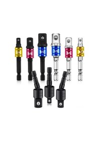 Resim Samdoo Siyah Metal Çok Amaçlı 9 Parça Uç Birleşik Set: 360 Döner, Çelikten Yapılmış, Vidalama Ve Somun Torna Aletleri İçin Uygun 