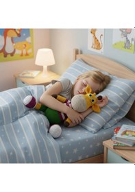 Resim Amigurumi Zürafa El Yapımı Oyuncak Çok Renkli 