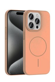 Resim Joko iPhone 15 Pro Max Broş Magsafe Telefon Kılıfı - Çöl Titanyum 