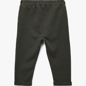 Resim Erkek Bebek Pamuklu Dokulu Beli Bağlamalı Basic Eşofman Altı 