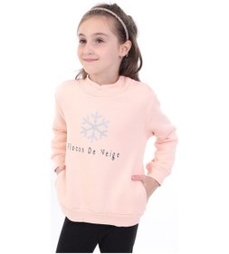 Resim Toontoy Kids Toontoy Kız Bebek Baskılı Sweatshirt Yeşil 