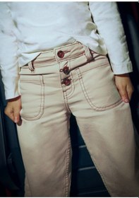 Resim Mayoral Kız Çocuk Denim Pantolon 4576 Bej 