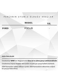 Resim Ford Focus için Bagaj Kilit Tamir Mandalı Klipsi 