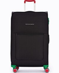 Resim United Colors Of Benetton BNT2800 Siyah Kumaş Büyük Boy Valiz 