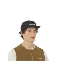 Resim Salomon Salomon Logo Flat Cap Unisex Siyah Şapka 27180 Siyah 