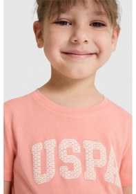Resim U.s. Polo Assn. Kız Çocuk Mercan Tişört Basic 50320291-vr204 Coral 