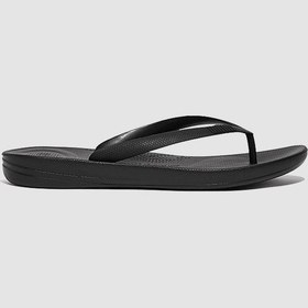 Resim Fitflop Iqushıon Ergonomıc J80 Siyah Erkek Parmak Arası Terlik Siyah 