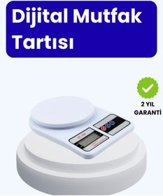 Resim Dijital Mutfak Terazisi 10kg Kapasiteli 1g Hassasiyetli Diğer 