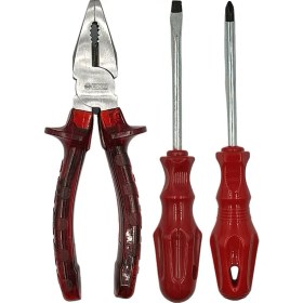 Resim Super Pense Düz ve Yılsız Tornevida Set 3'lü Takım 