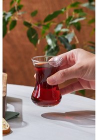 Resim Karaca Vefa 6lı Çay Bardağı Seti 130 Ml 