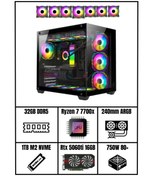 Resim RAMTECH RMT2904 Ryzen 7 7700x / 32Gb DDR5 / 1Tb M2 Nvme / Rtx 5060ti 16Gb Ekran Kartı Gaming Bilgisayar 