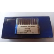Resim TF-11 TF-11S FG Elmas Freze Diş Laboratuarı 10 Adet 1 Kutu FG Burs Matkaplar Yüksek Hızlı El Aleti Parlatma Beyazlatma Ürünü Diş Hekimi Arac 