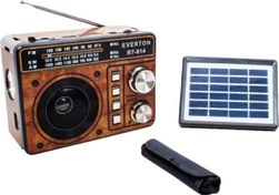 Resim Rt-814 Solar Panelli Müzik Kutusu,Fm Radyo, Usb, Sd, Aux, Mp3 Player Everton