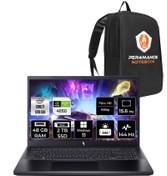 Resim Acer Nitro V 15 i7 13620H 48GB 2TB SSD RTX4050\u002F6GB 144Hz FHD 15.6\ W11P Gaming Laptop & PER4 ÇANTA 