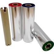 Resim Dijital Barkod Renkli Wax Ribon Out 1/2 inç - 1 Rulo 110 x 74 mt 
