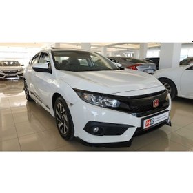 Resim Honda Cıvıc Fc5 2016-2021 Çıkıntılı Ön Flap Pıano Black 