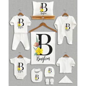 Resim Bebeqon Isme Özel 11'li Organik Hastane Çıkışı 