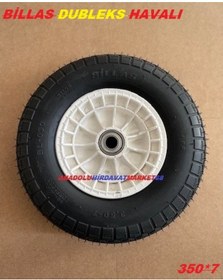 Resim Dubleks Yük Taşıma Tekeri 240Kg Havalı Teker El Arabası Tekeri 35 