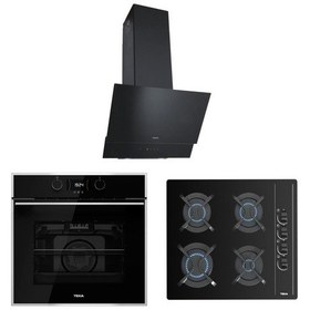 Resim Teka HLB 840 SS - GBC 64002 KBC BK - ATV 60 Siyah Ankastre Set 