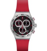 Resim Yvs524 Swatch Crimson Carbonic Red Erkek Kol Saati Çok Renkli 
