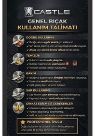 Resim İncisive Serisi Mutfak Bıçak Seti Pizza Börek Pide Bıçağı Salata Bıçağı 2 Li Set Mft-5679x Siyah 