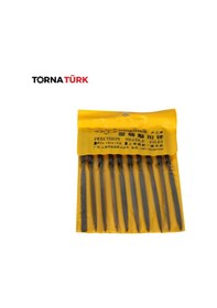 Resim Tesbih Çelik Eğe Seti Çap 3 X 140 X 10 Mm İşleme Ekipmanı Metalik 