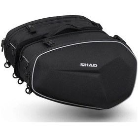Resim Shad Genişleyebilir Yan Çanta Seti 58lt Unıversal X0se482 Alüminyum - Siyah 
