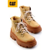 Resim Tan Hakiki Deri Kadın Bot & Bootie CAT0111122103 